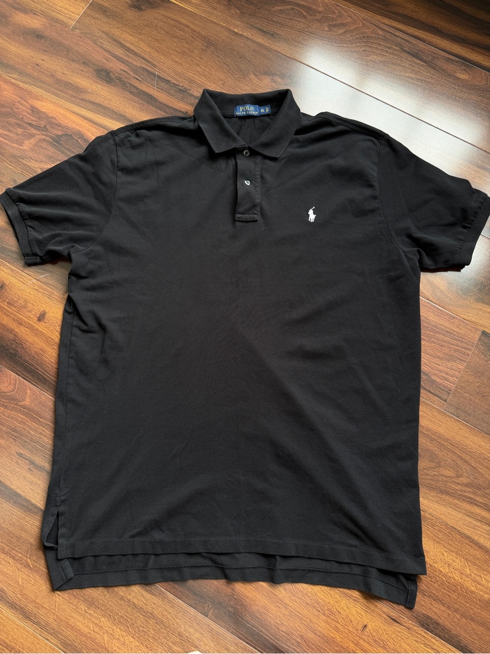 Polo Ralph Lauren Short Sleeve Polo Shirt Pique Cotton Lightweight Mens XL